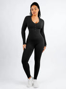 Henley Jumpsuit - Sleek n Sheek