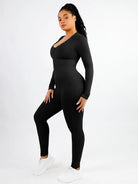 Henley Jumpsuit - Sleek n Sheek