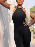 Wholesale One Piece Halter Thigh Slimming Shapewear Jumpsuits - Sleek n Sheek