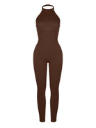 Wholesale One Piece Halter Thigh Slimming Shapewear Jumpsuits - Sleek n Sheek